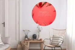 WallCircle - Stickers Muraux - Cercle Papier Peint - Noël - Rouge - Citation - 140x140 Cm - Cercle Mural - Auto Adhésif - Autocollant Rond Papier Peint -Jingle Bells Boutique 1200x800 474