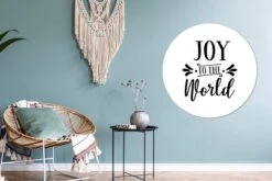 Citation De Noël Joy Au Monde Sur Fond Blanc Sticker Mural Cercle Mural - 100x100 Cm - Peinture Ronde - Cercle Papier Peint - Cercle Mural - Cercle Vivant - Autocollant & Coupe Ronde -Jingle Bells Boutique 1200x800 498