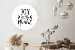Citation De Noël Joy Au Monde Sur Fond Blanc Sticker Mural Cercle Mural - 100x100 Cm - Peinture Ronde - Cercle Papier Peint - Cercle Mural - Cercle Vivant - Autocollant & Coupe Ronde -Jingle Bells Boutique 1200x800 500