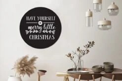 Citation De Noël Ayez Un Joyeux Petit Noël Avec Un Fond Noir Sticker Papier Peint Cercle Mural - 100x100 Cm - Peinture Ronde - Cercle Papier Peint - Cercle Mural - Cercle Vivant - Autocollant & Découpe Ronde -Jingle Bells Boutique 1200x800 518