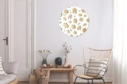 WallCircle - Stickers Muraux - Cercle Papier Peint - Noël - Biscuit - Cuisson - 80x80 Cm - Cercle Mural - Auto Adhésif - Autocollant Rond Papier Peint -Jingle Bells Boutique 1200x800 560