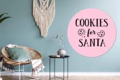 Quote Cookies For Santa Décoration Murale Noël Pastel Rose Wall Circle Wallpaper Sticker - ⌀ 140 Cm - Peinture Ronde - Cercle De Papier Peint - Cercle Mural - Cercle Vivant - Autocollant Et Découpe Ronde 11 Quote Cookies For Santa Décoration Murale Noël Pastel Rose Wall Circle Wallpaper Sticker - ⌀ 140 Cm - Peinture Ronde - Cercle De Papier Peint - Cercle Mural - Cercle Vivant - Autocollant Et Découpe Ronde -Jingle Bells Boutique 1200x800 599