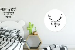 Citation Eat Drink And Be Merry Décoration Murale Noël Noir Sur Blanc Sticker Mural Cercle Mural - 80x80 Cm - Peinture Ronde - Cercle Papier Peint - Cercle Mural - Cercle Vivant - Autocollant & Coupe Ronde -Jingle Bells Boutique 1200x800 618