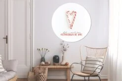 WallCircle - Stickers Muraux - Cercle Papier Peint - Noël - Snoep - Citation - 140x140 Cm - Cercle Mural - Auto Adhésif - Autocollant Rond Papier Peint -Jingle Bells Boutique 1200x800 662