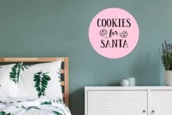 Quote Cookies For Santa Décoration Murale Noël Pastel Rose Sticker Mural Cercle Mural - 80x80 Cm - Peinture Ronde - Cercle De Papier Peint - Cercle Mural - Cercle Vivant - Autocollant Et Découpe Ronde 10 Quote Cookies For Santa Décoration Murale Noël Pastel Rose Sticker Mural Cercle Mural - 80x80 Cm - Peinture Ronde - Cercle De Papier Peint - Cercle Mural - Cercle Vivant - Autocollant Et Découpe Ronde -Jingle Bells Boutique 1200x800 674