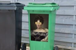 Sticker Conteneur Vieux MaîtresIllustrations De Noël - Johanna Henriette Anges Par Vieux Maître Alexandre Jean Dubois Drahonet Avec Coup De Pinceau Doré -Jingle Bells Boutique 1200x800 711