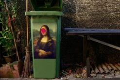 Autocollant De Conteneur Vieux MaîtresIllustrations De Noël - Mona Lisa Par Le Vieux Maître Leonardo De Vinci Avec Une Goutte De Peinture Rose 13 Autocollant De Conteneur Vieux MaîtresIllustrations De Noël - Mona Lisa Par Le Vieux Maître Leonardo De Vinci Avec Une Goutte De Peinture Rose -Jingle Bells Boutique 1200x800 744