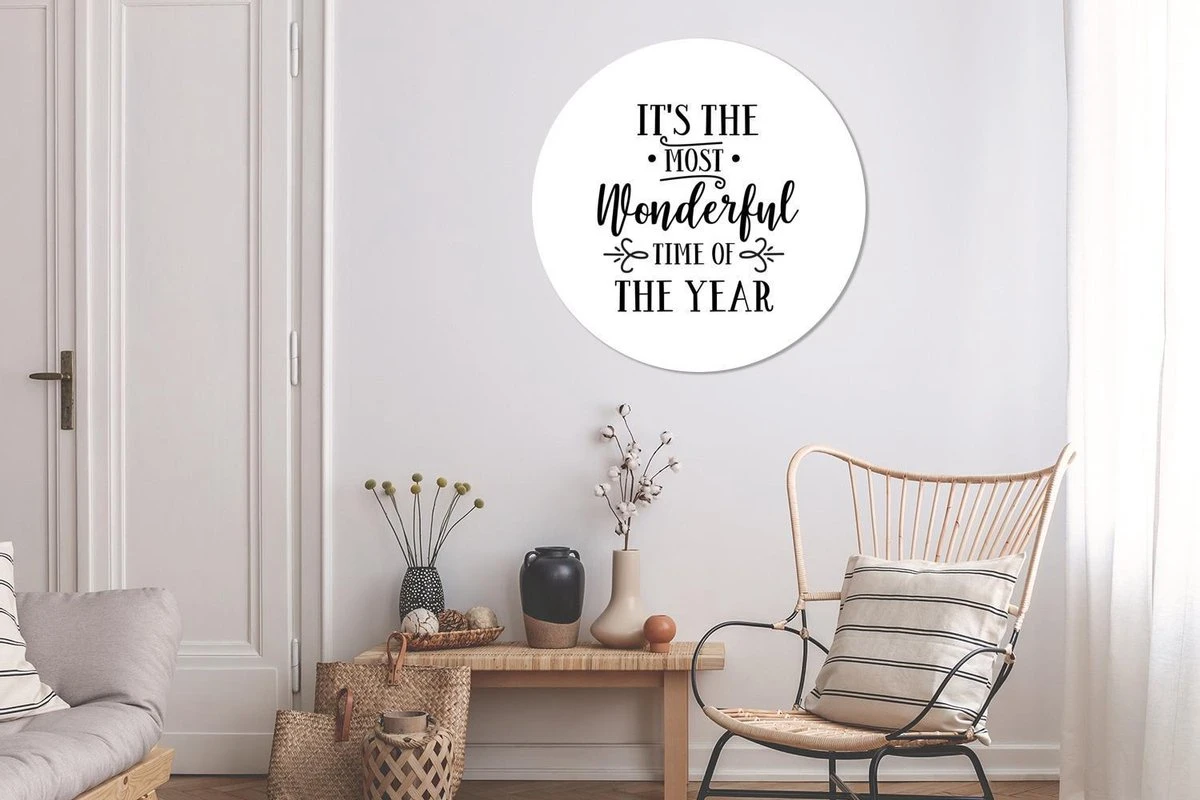 Citation De Noël C'est La Période La Plus Merveilleuse De L'année Sur Fond Blanc Sticker Mural Cercle Papier Peint - 100x100 Cm - Peinture Ronde - Cercle Papier Peint - Cercle Mural - Cercle Vivant - Autocollant & Coupe Ronde 4 Citation De Noël C'est La Période La Plus Merveilleuse De L'année Sur Fond Blanc Sticker Mural Cercle Papier Peint - 100x100 Cm - Peinture Ronde - Cercle Papier Peint - Cercle Mural - Cercle Vivant - Autocollant & Coupe Ronde – Image 2