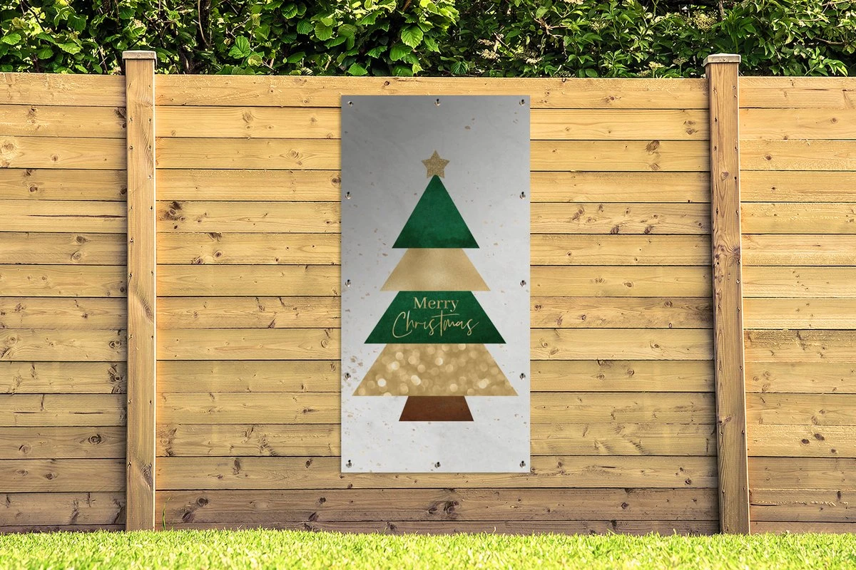 Décoration Murale Murale Extérieure Sapin De Noël - Peak - Citations - 80x160 Cm 5 Décoration Murale Murale Extérieure Sapin De Noël - Peak - Citations - 80x160 Cm – Image 3