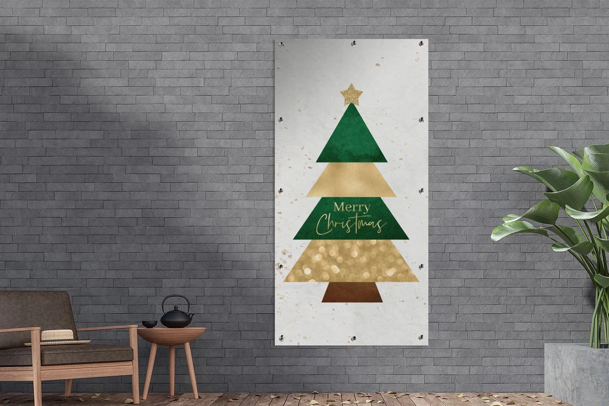 Décoration Murale Murale Extérieure Sapin De Noël - Peak - Citations - 80x160 Cm 8 Décoration Murale Murale Extérieure Sapin De Noël - Peak - Citations - 80x160 Cm – Image 6