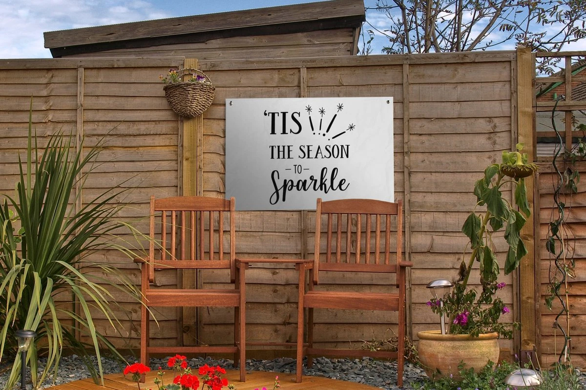 Citation De Noël C'est La Saison De Briller Sur Fond Blanc 60x40 Cm 6 Citation De Noël C'est La Saison De Briller Sur Fond Blanc 60x40 Cm – Image 4