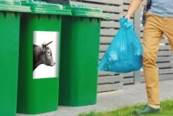 Sticker Conteneur Scottish HighlanderIllustrations De Noël - Vue Latérale D'un Highlander écossais -Jingle Bells Boutique 1200x800 874