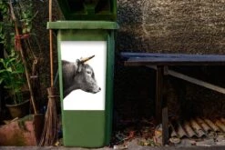 Sticker Conteneur Scottish HighlanderIllustrations De Noël - Vue Latérale D'un Highlander écossais -Jingle Bells Boutique 1200x800 875