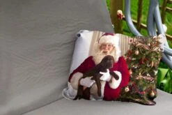 Coussins D'extérieur - Jardin - Père Noël Avec Un Chien Marron Dans Ses Mains - 60x40 Cm 8 Coussins D'extérieur - Jardin - Père Noël Avec Un Chien Marron Dans Ses Mains - 60x40 Cm -Jingle Bells Boutique 1200x800 885