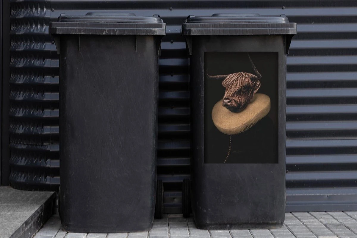 Sticker Conteneur Vieux MaîtresIllustrations De Noël - Vieux Maître Portrait D'un Montagnard écossais En Tenue Médiévale 4 Sticker Conteneur Vieux MaîtresIllustrations De Noël - Vieux Maître Portrait D'un Montagnard écossais En Tenue Médiévale – Image 2