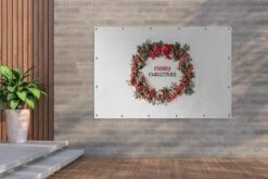 Décoration Murale Hiver - Gui - Couronne De Noël - 180x120 Cm - Poster Jardin -Jingle Bells Boutique 1200x800 956