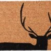 Paillasson Coco Cerf 60 Cm X 40 Cm - Paillasson - Paillasson - Antidérapant - Pour Intérieur Et Extérieur - Cadeau - Cadeau - Cadeau - Nouvel An - Noël - Anniversaire
