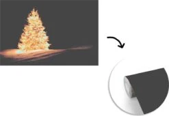 Papier Peint Papier Peint Photo En Vinyle - Un Sapin De Noël Illuminé Pendant La Nuit Largeur 330 Cm X Hauteur 220 Cm - Tirage Photo Sur Papier Peint (disponible En 7 Tailles) -Jingle Bells Boutique 1200x824 5