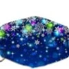 Flocon De Neige | Noël | Masque De Noël Masque Facial Réutilisable Masque Facial Lavable Et Réglable - Unisexe (bleu Multicolore) -Jingle Bells Boutique 1200x858 1