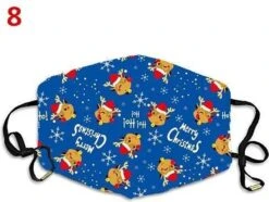Flocon De Neige | Noël | Masque De Noël Masque Facial Réutilisable Masque Facial Lavable Et Réglable - Unisexe (se Marier à Noël)