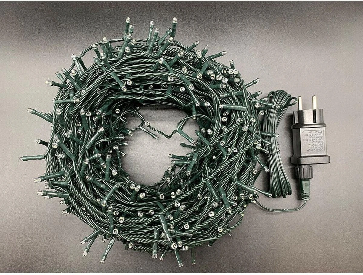 Lumières De Noël à LED- Cordon Lumineux - Guirlande De Fenêtre - Lumières 750er - 45 M - Prise UE -8 Debout - à L'intérieur à L'extérieur - IP44-Blanc Froid 4 Lumières De Noël à LED- Cordon Lumineux - Guirlande De Fenêtre - Lumières 750er - 45 M - Prise UE -8 Debout - à L'intérieur à L'extérieur - IP44-Blanc Froid – Image 2