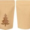 Pochettes Stand Up Kraft Avec Fenêtre Sapin De Noël 13x7.9x20.6 Cm (25 Pièces) -Jingle Bells Boutique 1200x923 2