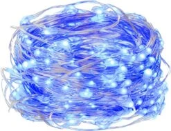 Lumières De Éclairage De Noël Springos | Intérieur & Extérieur | 30 M + 3 M De Cordon | 300 LED | Télécommande Incluse | Bleu -Jingle Bells Boutique 1200x923