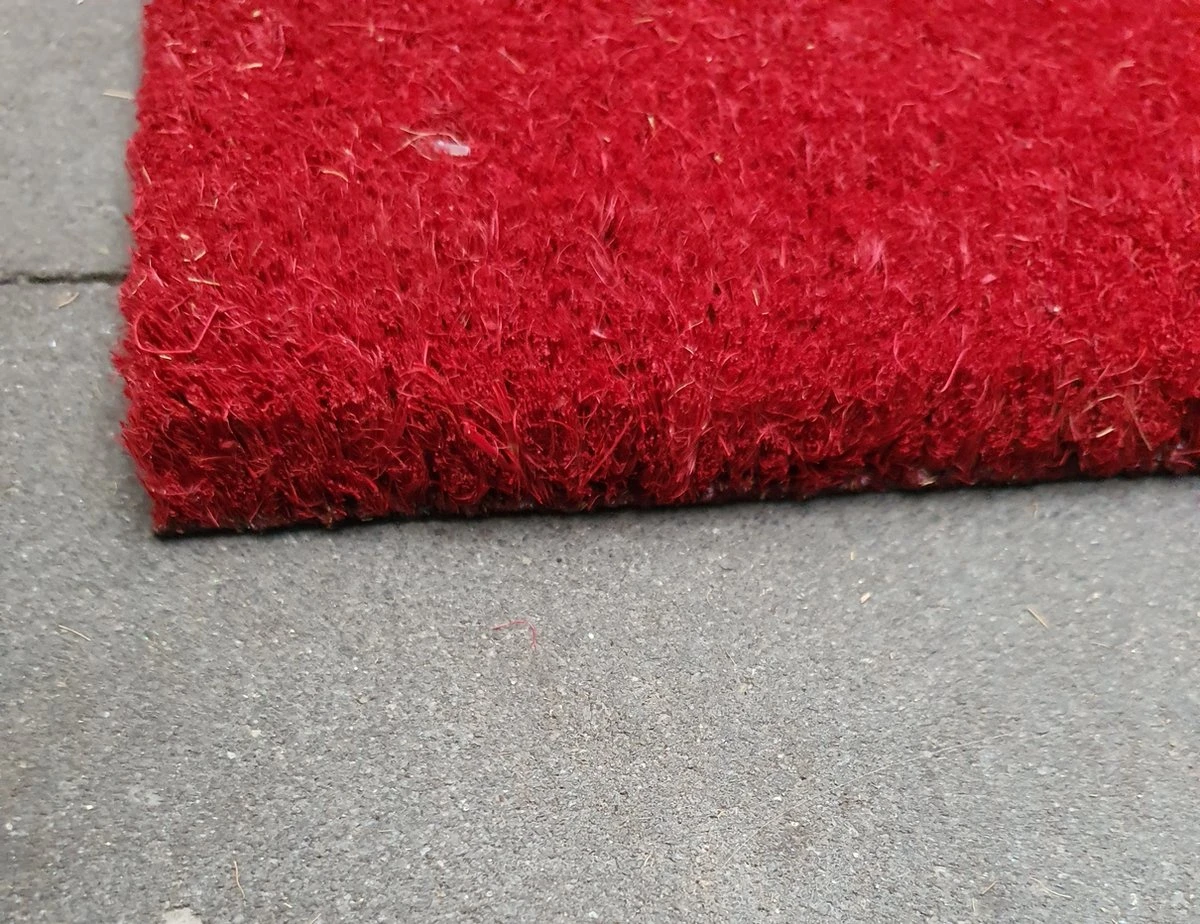 House Of Seasons Paillasson Noël, God Jul Rouge 60x40x1,6cm 4 House Of Seasons Paillasson Noël, God Jul Rouge 60x40x1,6cm – Image 2