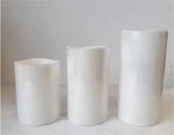 LED Kaarsen SET 3 Pièces SANS PILES, Changement De Couleur - Bougie - Bougies - Bougie Allumée - Bougies De Noël - Groot - Grande Bougie -Jingle Bells Boutique 1200x932