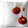 Coussins D'extérieur - Jardin - Une Paire De Boules De Noël Rouges Avec Une étoile De Noël Rouge - 45x45 Cm -Jingle Bells Boutique 1200x984 19
