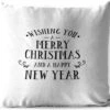 Coussins D'extérieur - Jardin - Citation De Noël Je Vous Souhaite Un Joyeux Noël Avec Un Fond Blanc - 60x60 Cm -Jingle Bells Boutique 1200x984 32