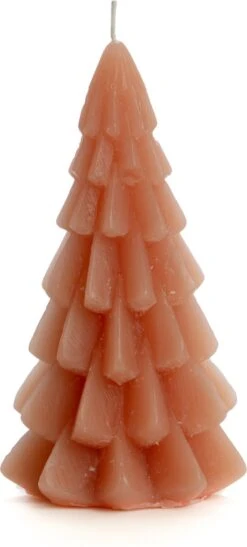 Bougie Sapin De Noël Rustik Lys - Terra Roza - 6,3 X 12 Cm - 13 Heures De Combustion
