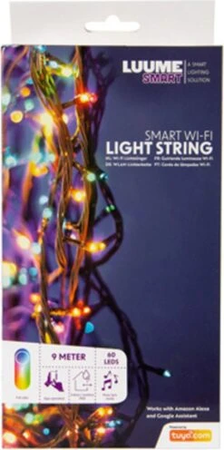Éclairage De Noël Colorées Smart - 9 Mètres De Long - Guirlandes Lumineuses LED Intelligentes Pour L'intérieur Et L'extérieur -Jingle Bells Boutique 598x1200
