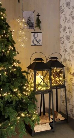 Luca Lighting Cluster Arbre De Noël Avec 768 Ampoules LED - L560 Cm - Blanc Chaud -Jingle Bells Boutique 645x1200 5