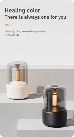 Viatel USB Creative Bougie Lampe Veilleuse Bureau 3D Flamme Aromathérapie Salon Chambre Humidificateur Saint Valentin Cadeaux De Noël -Jingle Bells Boutique 648x1200