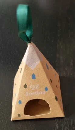 Chaussettes De Noël Jaunes Pour Bébé Avec Un Joli Visage D'animal Emballées Dans Un Emballage Super Mignon Que Vous Pouvez Accrocher Dans Le Sapin De Noël. -Jingle Bells Boutique 694x1200 3