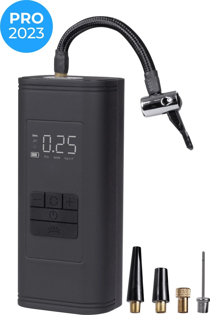 Nuvance - Pompe à Vélo électrique - Pompe à Pneu Portable Pour Vélo à Voiture - Pompe à Ballon - Électrique - Compresseur D'air - Cadeaux De Noël 4 Nuvance - Pompe à Vélo électrique - Pompe à Pneu Portable Pour Vélo à Voiture - Pompe à Ballon - Électrique - Compresseur D'air - Cadeaux De Noël – Image 2