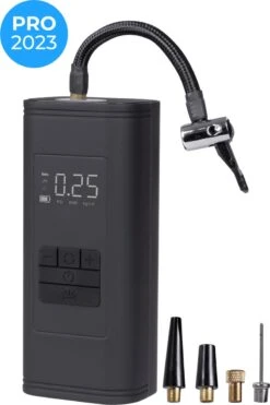 Nuvance - Pompe à Vélo électrique - Pompe à Pneu Portable Pour Vélo à Voiture - Pompe à Ballon - Électrique - Compresseur D'air - Cadeaux De Noël