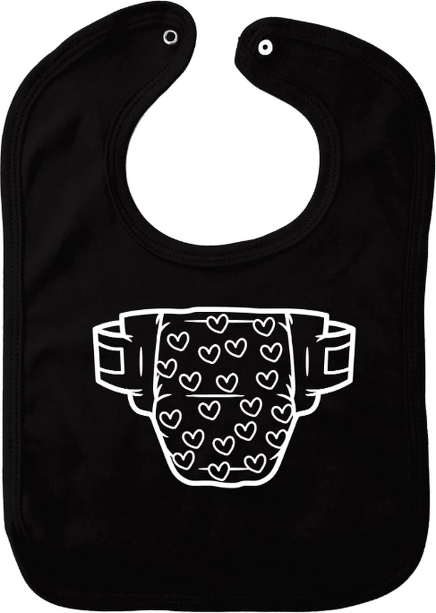 Bavoir à Couches - Zwart - Cadeau De Maternité - Cadeau De Naissance - Noël - Révélation Du Sexe - Saint-Nicolas - Enceinte - Naissance - Bavoir Avec Bouton Poussoir 3 Bavoir à Couches - Zwart - Cadeau De Maternité - Cadeau De Naissance - Noël - Révélation Du Sexe - Saint-Nicolas - Enceinte - Naissance - Bavoir Avec Bouton Poussoir