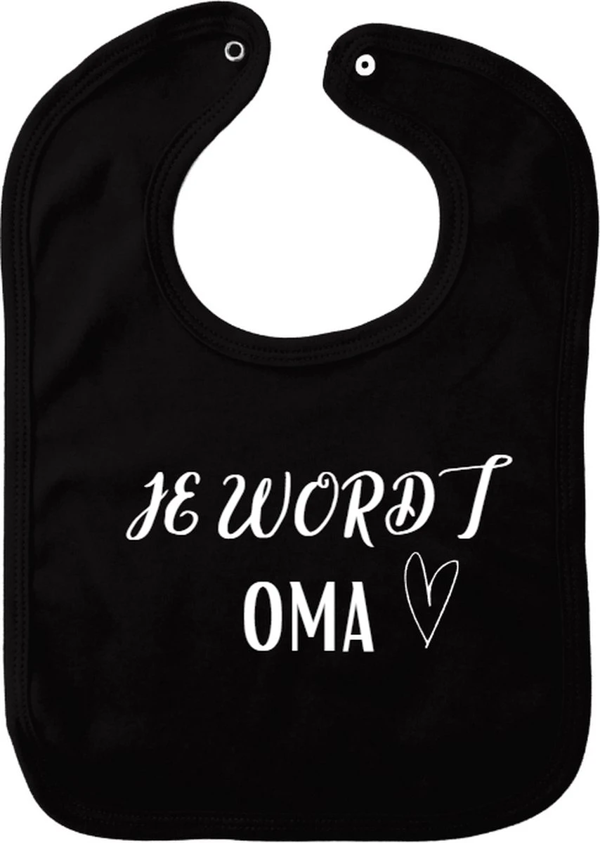 Bavoir Tu Seras Grand-mère - Zwart - Cadeau De Maternité - Cadeau De Baby Shower - Noël - Révélation Du Genre - Saint-Nicolas - Enceinte - Naissance - Bavoir Avec Bouton Poussoir 3 Bavoir Tu Seras Grand-mère - Zwart - Cadeau De Maternité - Cadeau De Baby Shower - Noël - Révélation Du Genre - Saint-Nicolas - Enceinte - Naissance - Bavoir Avec Bouton Poussoir