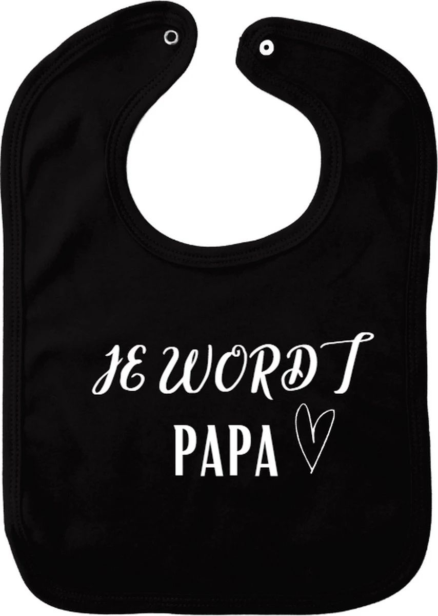Bavoir Tu Seras Papa - Zwart - Cadeau De Maternité - Cadeau De Baby Shower - Noël - Révélation Du Genre - Saint-Nicolas - Enceinte - Naissance - Bavoir Avec Bouton Poussoir 3 Bavoir Tu Seras Papa - Zwart - Cadeau De Maternité - Cadeau De Baby Shower - Noël - Révélation Du Genre - Saint-Nicolas - Enceinte - Naissance - Bavoir Avec Bouton Poussoir