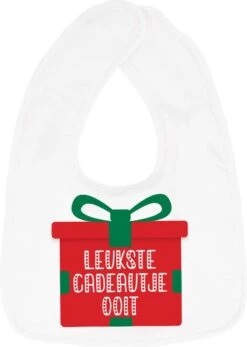 Bavoir Hospitrix Avec Texte "Le Plus Grand Cadeau De Tous Les Temps" Wit - Cadeau De Noël - Cadeau De Grossesse - Chiffon De Bave De Bébé - Chiffon De Bave - Claque De Déversement - Bavette