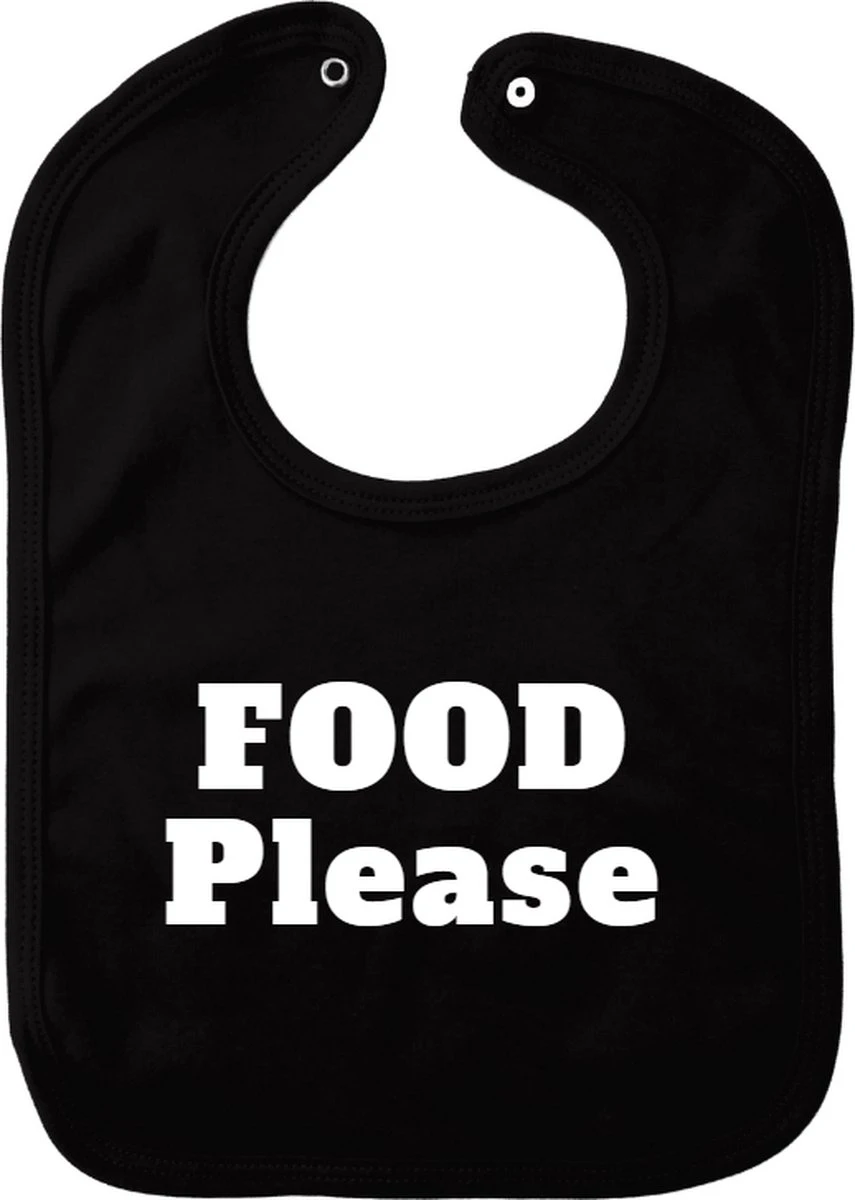 Bavoir Food Please - Zwart - Cadeau De Maternité - Cadeau De Baby Shower - Noël - Révélation Du Genre - Sinterklaas - Enceinte - Naissance - Bavoir Avec Bouton Poussoir 3 Bavoir Food Please - Zwart - Cadeau De Maternité - Cadeau De Baby Shower - Noël - Révélation Du Genre - Sinterklaas - Enceinte - Naissance - Bavoir Avec Bouton Poussoir