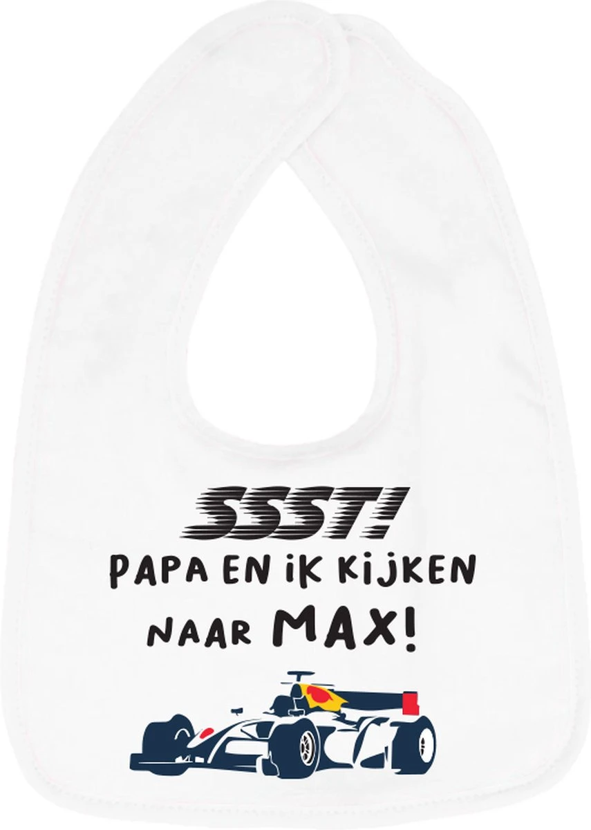 Bavoir Hospitrix Avec Texte "SSST ! Papa Et Moi Regardons MAX" Wit - Cadeau De Noël - Cadeau De Grossesse - Bébé Drool Cloth - Drool - Spill - Bavette - Go Max - Cadeau - Grossesse - Annonce - Verstappen 3 Bavoir Hospitrix Avec Texte "SSST ! Papa Et Moi Regardons MAX" Wit - Cadeau De Noël - Cadeau De Grossesse - Bébé Drool Cloth - Drool - Spill - Bavette - Go Max - Cadeau - Grossesse - Annonce - Verstappen