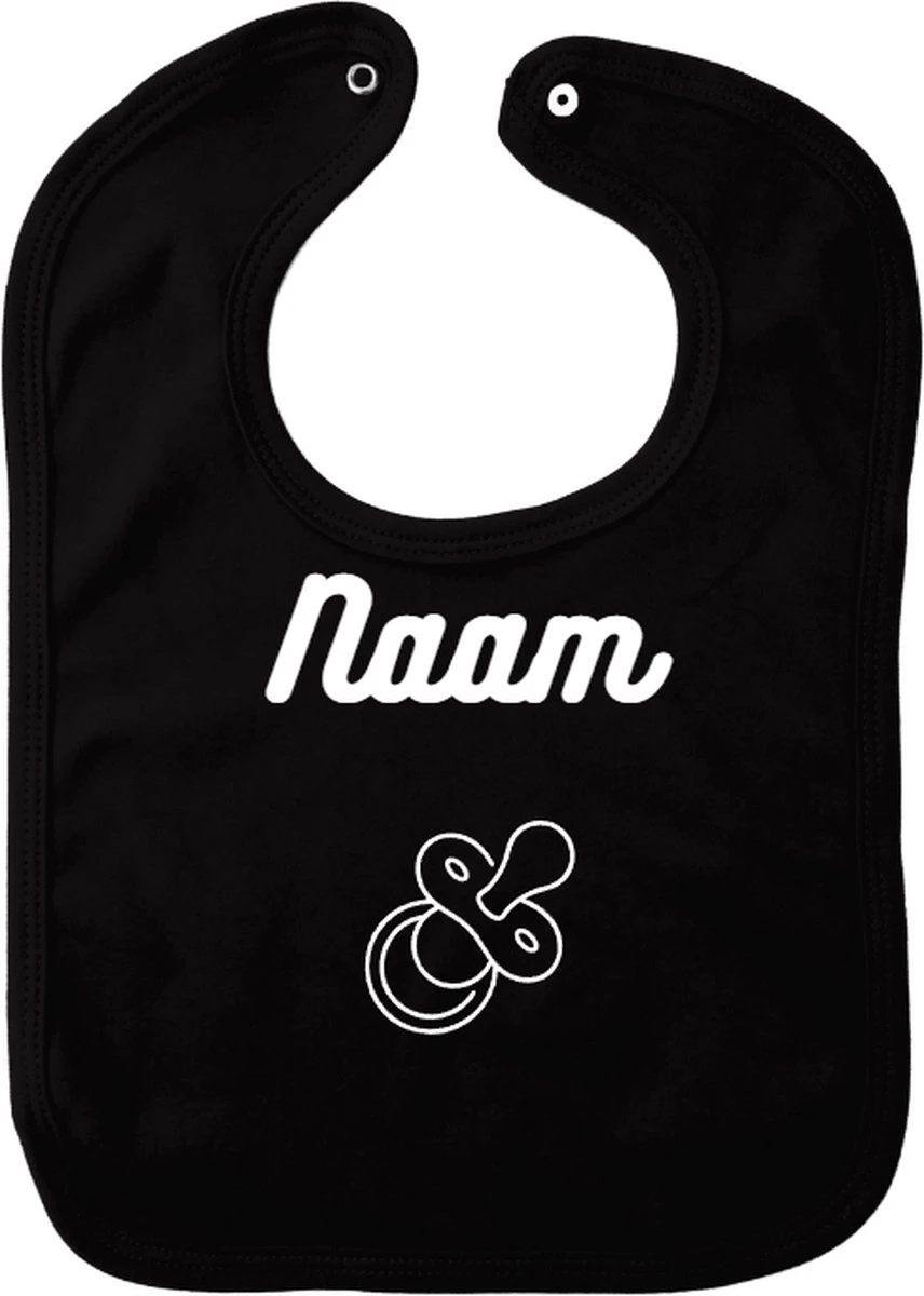 Bavoir Tétine Avec Eigen - Zwart - Cadeau De Maternité - Cadeau De Baby Shower - Noël - Révélation Du Genre - Sinterklaas - Enceinte - Naissance - Bavoir Avec Bouton Poussoir 2 Bavoir Tétine Avec Eigen - Zwart - Cadeau De Maternité - Cadeau De Baby Shower - Noël - Révélation Du Genre - Sinterklaas - Enceinte - Naissance - Bavoir Avec Bouton Poussoir