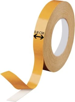 Tape Double Face Extra Fin Transparent - Ruban De Ruban De Montage - Super Sterk Résistant - Ruban Adhésif Double Face - 50 M De Long Et 0,8 Cm De Large - Cadeau Sinterklaas - Cadeau De Noël - Black Friday 2022