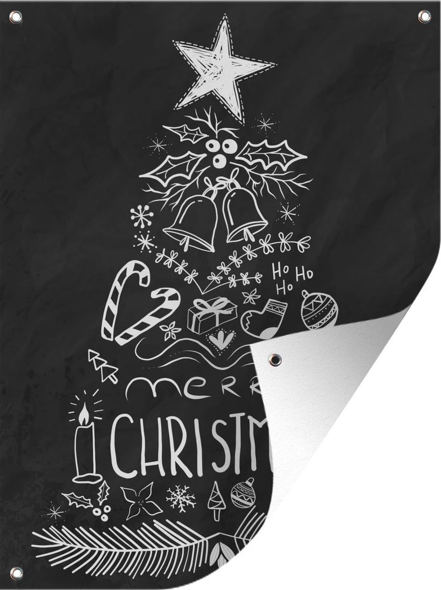 Illustration De Noël Sapin De Noël De Craie 120x160 Cm XXL / Groot Format! 3 Illustration De Noël Sapin De Noël De Craie 120x160 Cm XXL / Groot Format!