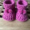 Chaussons De Bébé 0-6 Mois | Crochetée | Semelle 11cm | Rose | Fait Main | Cadeau De Naissance | Cadeau De Douche De Bébé | Cadeau De Maternité | Père Noël Cadeau Bébé | Cadeau De Noël Bébé | Chaussons | Filles Pantoufles | Hiver | Pantoufles Chaudes -Jingle Bells Boutique 899x1200 25