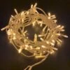 Lumières De Noël LED-Cordon Lumineux -Woongarland- 100er Lumières -5m -Prise UE -8 était -à L'extérieur Warmwit