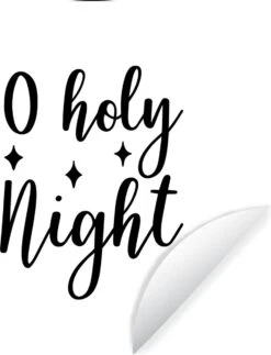 Citation De Noël O Sainte Nuit Avec Un Fond Blanc Sticker Mural Cercle Mural - 100x100 Cm - Peinture Ronde - Cercle De Papier Peint - Cercle Mural - Cercle Vivant - Autocollant -Jingle Bells Boutique 919x1200 1